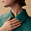 Athena double stud ring, View: Worn, worn, view 2 of 2