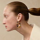 View: Worn, Athena earrings, large model