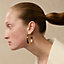 Athena earrings, large model, View: Worn, worn, view 2 of 2