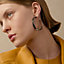 Athena earrings, large model, View: Worn, worn, view 2 of 2