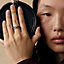 Athena simple stud ring, View: Worn, worn, view 2 of 2