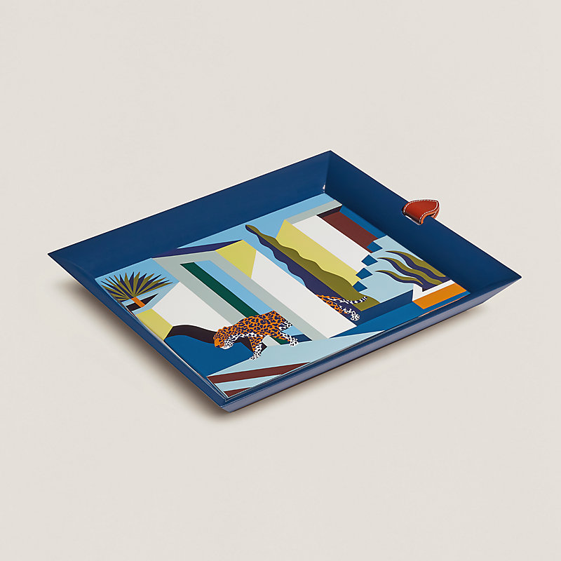 Atrium Jaguar dans un Jardin Mexicain tray