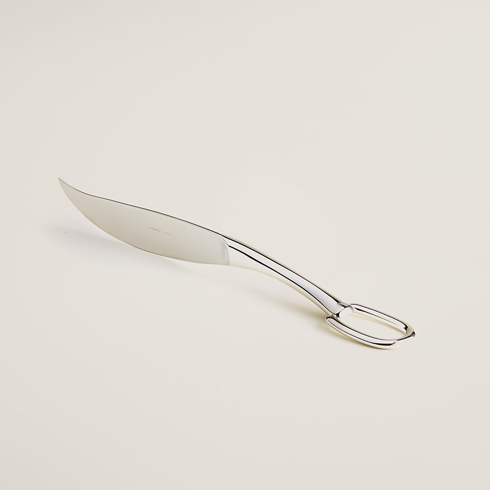HERMES テープルナイフ Attelage silver cheese knife | Hermès USA
