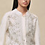 "Aux Champs en Fleurs Raye" buttoned jacket, View: Worn, worn, view 4 of 5