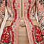 "Aux Champs en Fleurs Raye" mixed leather mat equestrian jacket, View: Worn, worn, view 6 of 8