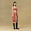 "Aux Champs en Fleurs Raye" quilted bra, View: Worn, worn, view 1 of 5