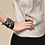 "Aux Champs en Fleurs Raye" short-sleeve sweater, View: Worn, worn, view 5 of 5