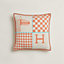 Avalon Animaux Nattes pillow, View: Back, back, view 2 of 4