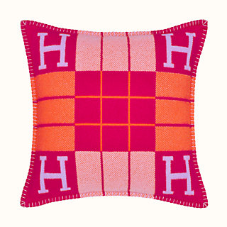 hermes throw pillow