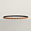 Baby Rider Laquee belt buckle & Hermès sur Mer reversible leather strap 13&nbsp;mm, View: , view 2 of 3