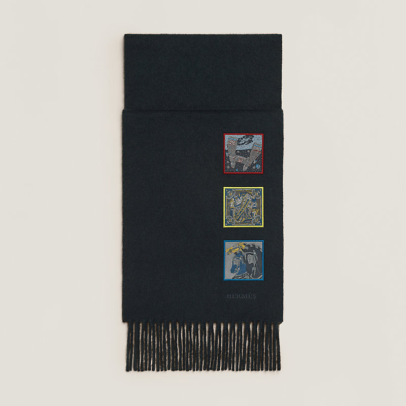 Badges Soie muffler | Hermès UK 