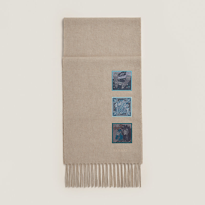 Badges Soie muffler | Hermès Belgium 