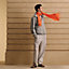 Badges Soie scarf, View: Worn, worn, view 1 of 3