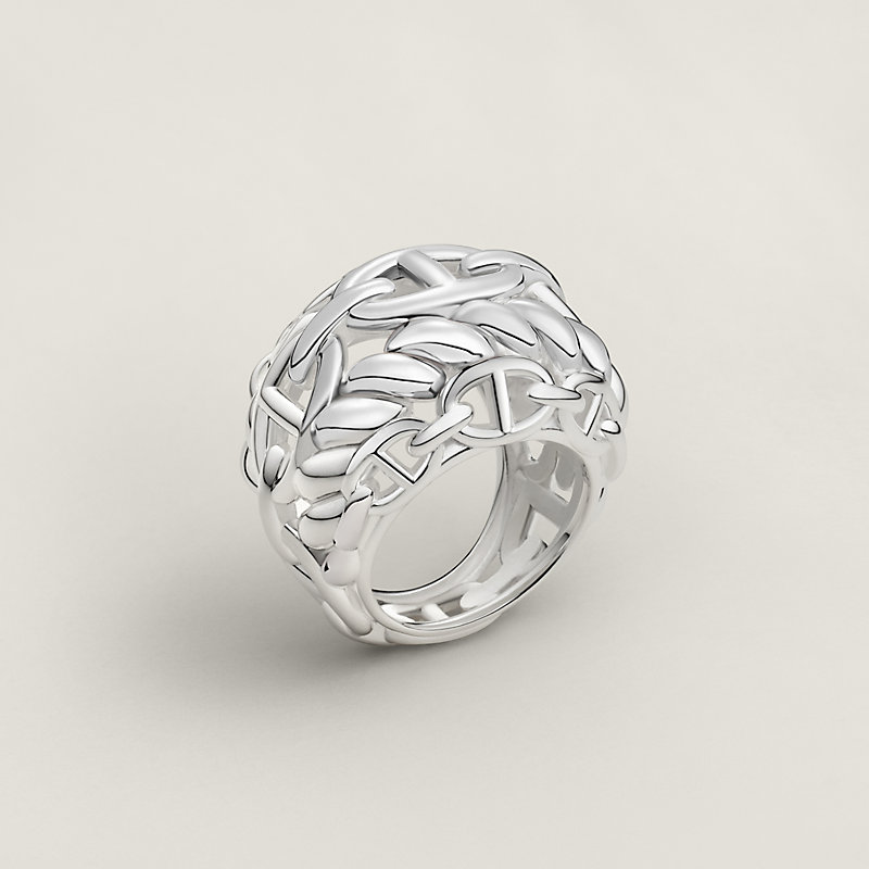 Bague Chaîne d'ancre Multichaînes, très grand modèle Argent