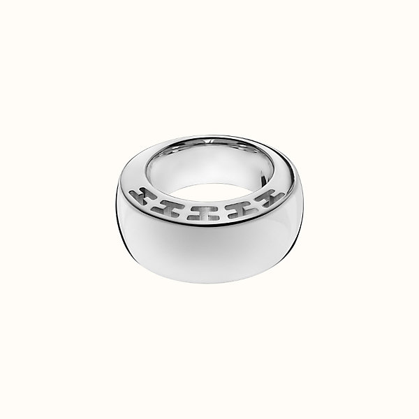 hermes bague argent