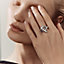 Vue: Vue portée, Bague Croisette, grand modèle