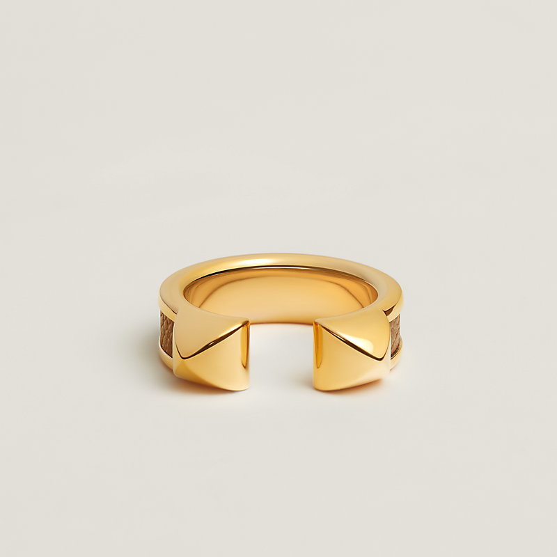 Bague large dorée The Chloé Medals - CHLOE - DORE - Bongénie