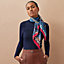 Balade Ecossaise scarf 90, View: Worn, worn, view 2 of 3