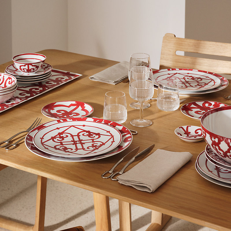 HERMES プレート 皿 Balcon du Guadalquivir Balcon du Guadalquivir hollow dish | Hermès USA