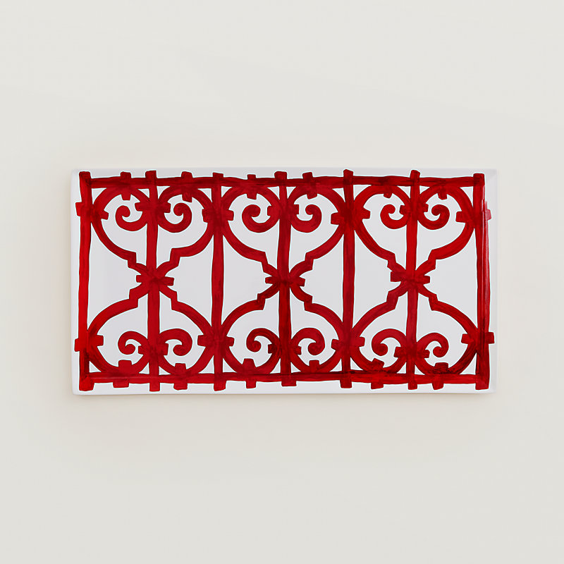 Balcon du Guadalquivir rectangular plate | Hermès Canada