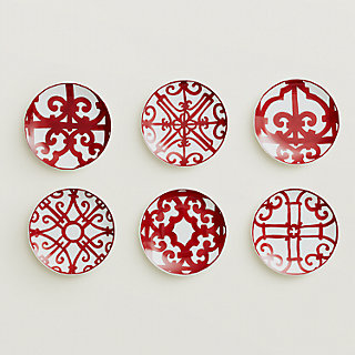 Balcon du Guadalquivir set of 6 bread and butter plates (n°1 to 6