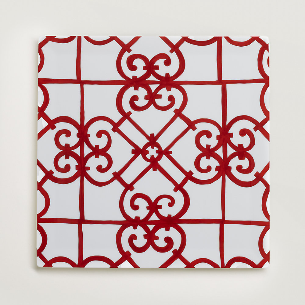 Balcon du Guadalquivir square plate | Hermès Canada