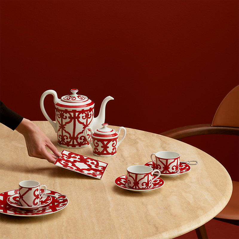Balcon du Guadalquivir tea cup and saucer | Hermès Finland