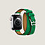 Band Apple Watch Hermès Double Tour 41&nbsp;mm Attelage, View: Back, back, view 2 of 4