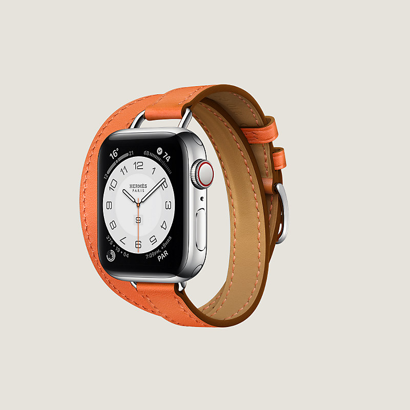 Band Apple Watch Hermès Double Tour 41 mm Attelage | Hermès UAE