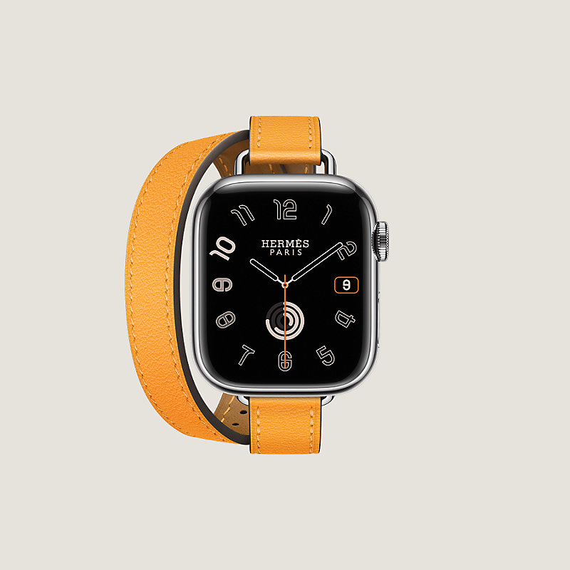 Band Apple Watch Hermès Double Tour 41 mm Attelage | Hermès USA