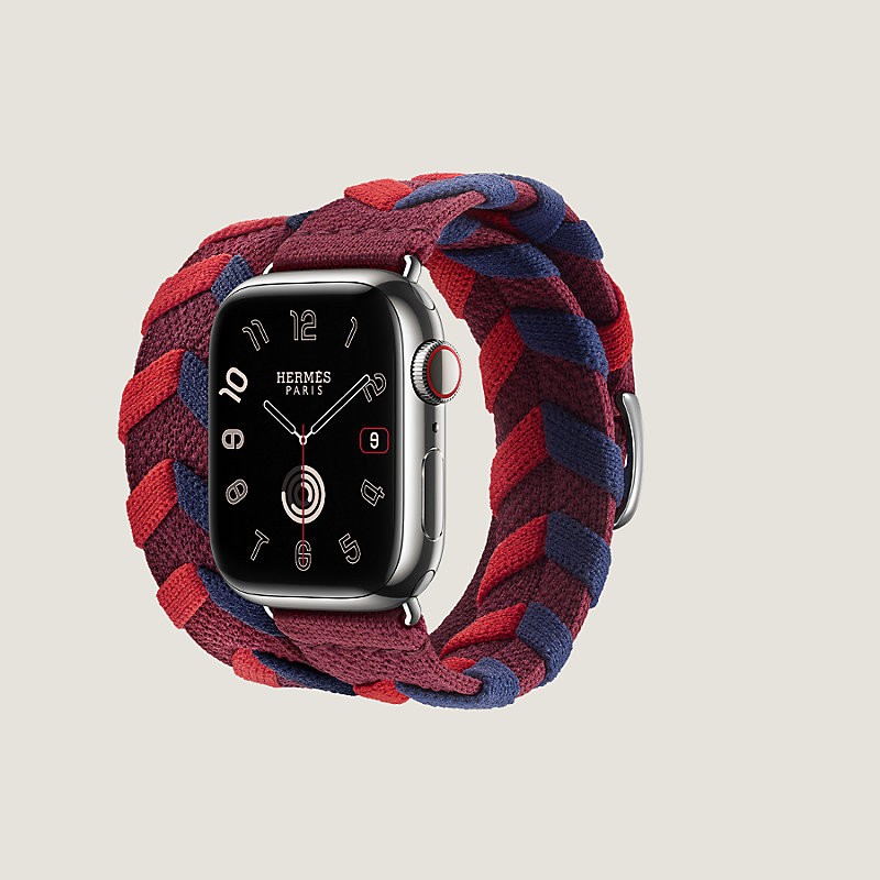 Band Apple Watch Hermès Double Tour 41 mm Bridon | Hermès USA