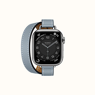 hermes apple watch blue