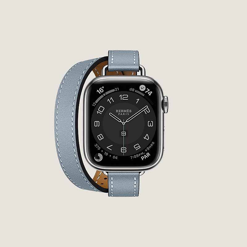 Band Apple Watch Hermes Double Tour 41 mm Attelage | Hermès USA