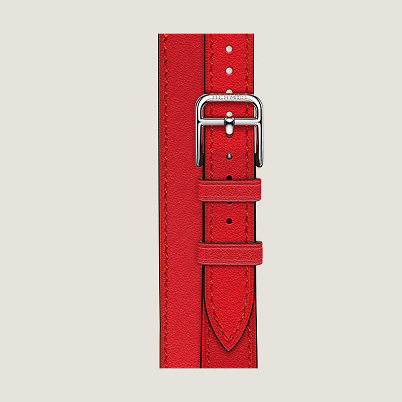 Apple Watch Hermès - 41mm Rose Texas/Rouge Piment Jumping Single Tour