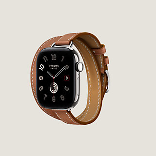 Band Apple Watch Hermès Double Tour 42 mm Attelage | Hermès USA