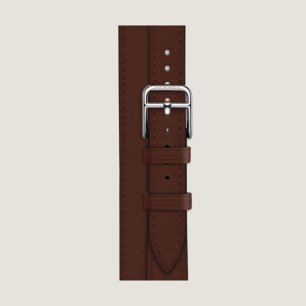Band Apple Watch Hermès Double Tour 42 mm Attelage | Hermès USA