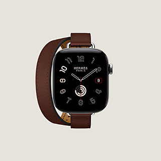 Band Apple Watch Hermès Double Tour 42 mm Attelage | Hermès USA