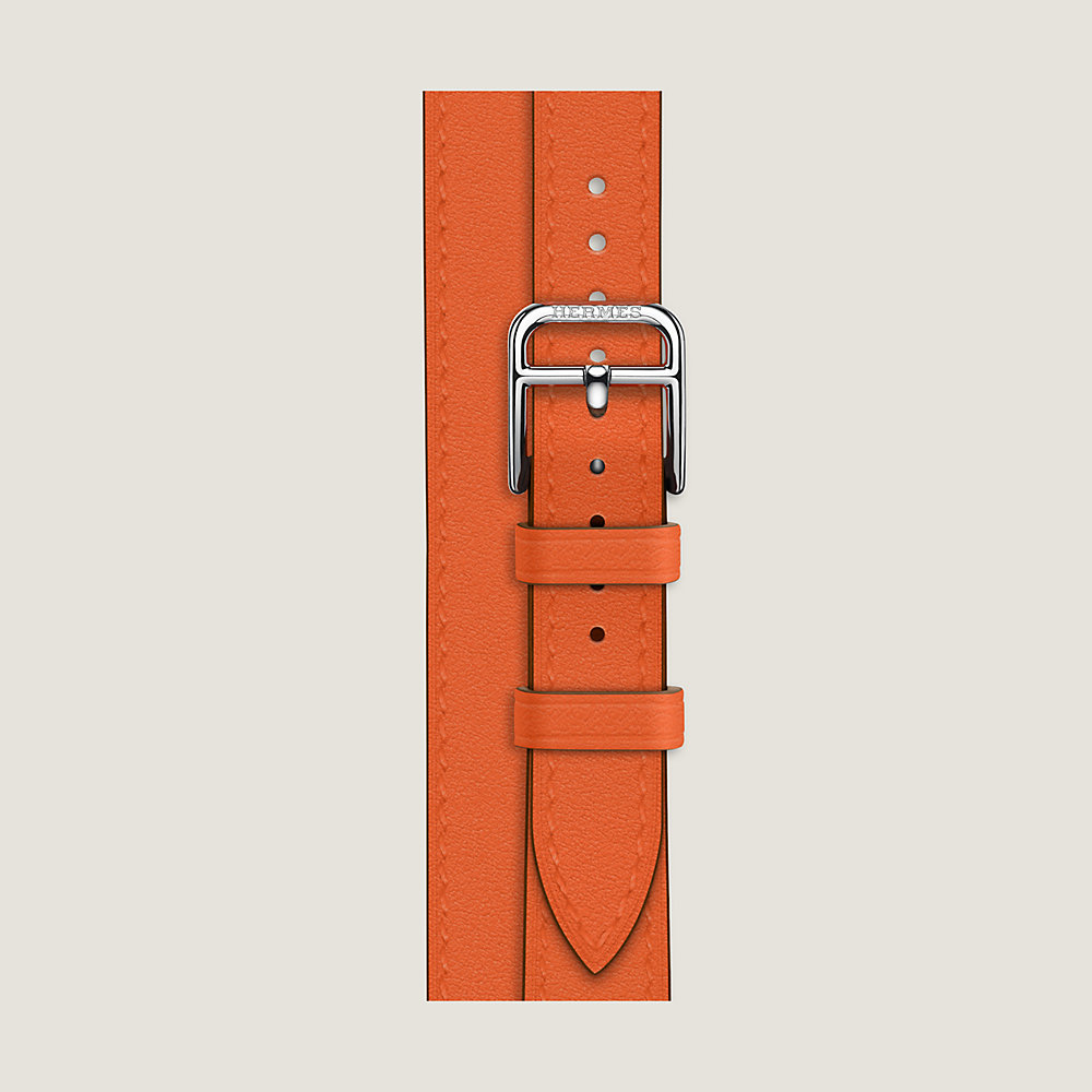 Band Apple Watch Hermès Double Tour 42 mm Attelage | Hermès