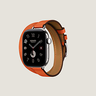 Band Apple Watch Hermès Double Tour 42 mm Attelage | Hermès USA