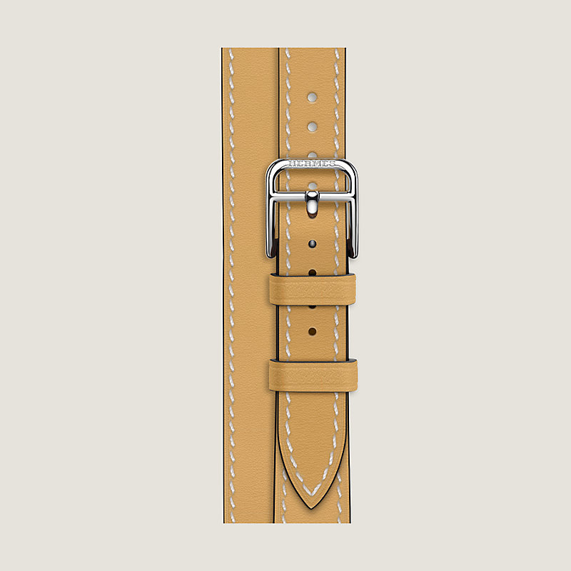 Band Apple Watch Hermès Double Tour 42 mm Attelage | Hermès USA