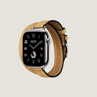 Band Apple Watch Hermès Double Tour 42 mm Attelage | Hermès USA