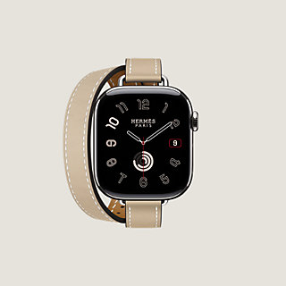 Band Apple Watch Hermès Double Tour 42 mm Attelage | Hermès USA
