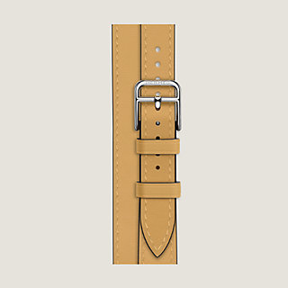Band Apple Watch Hermès Double Tour 42 mm Attelage | Hermès USA