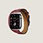 Band Apple Watch Hermès Double Tour 42&nbsp;mm Attelage, View: front, front, view 3 of 4