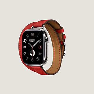 Band Apple Watch Hermès Double Tour 42 mm Attelage | Hermès USA