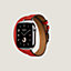 Band Apple Watch Hermès Double Tour 42&nbsp;mm Attelage, View: front, front, view 3 of 4