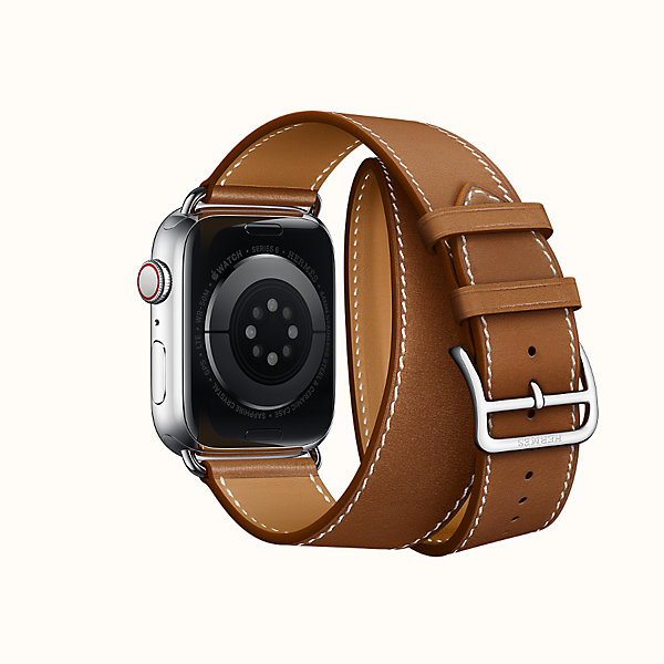 hermes double tour apple watch band