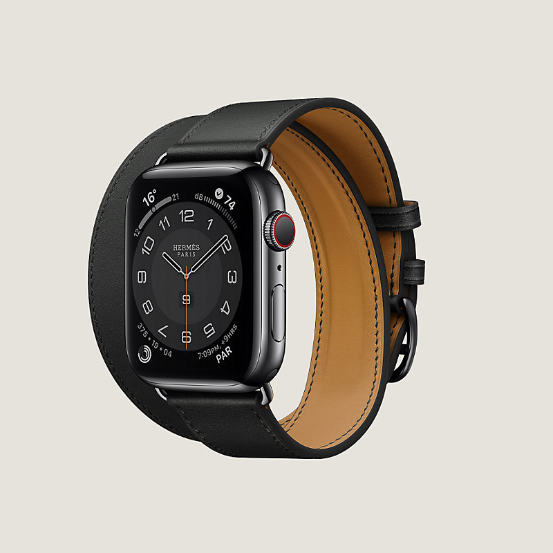 Band Apple Watch Hermes Double Tour 45 mm