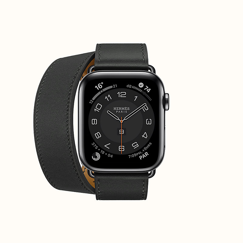 Band Apple Watch Hermes Double Tour 45 mm | Hermès Netherlands