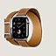 Band Apple Watch Hermès Double Tour 46&nbsp;mm Hapi, View: front, front, view 3 of 4